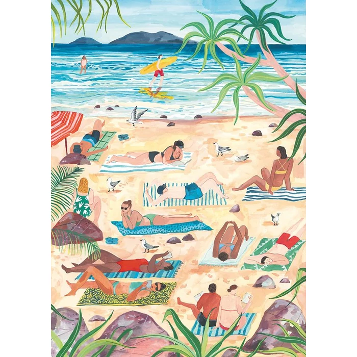 Pieces & Peace 1000 db-os puzzle - Day at the Beach (0020)