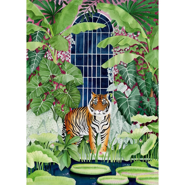 Pieces & Peace 1000 db-os puzzle - Greenhouse Tiger (0033)