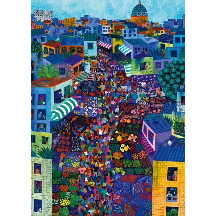 Pieces & Peace 1000 db-os puzzle - Marché Ballaro (0057)