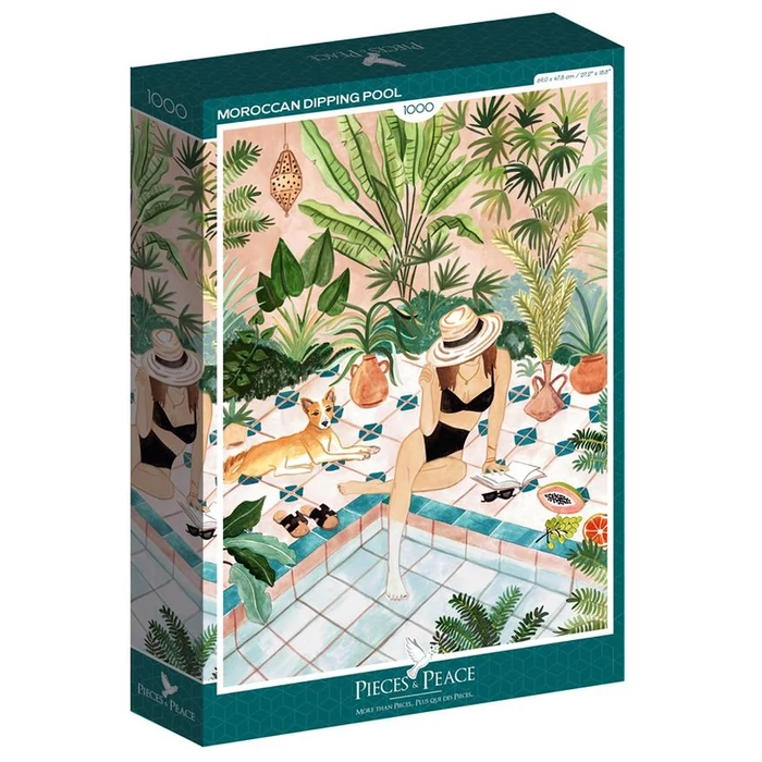 Pieces & Peace 1000 db-os puzzle - Moroccan Dipping Pool (0036)
