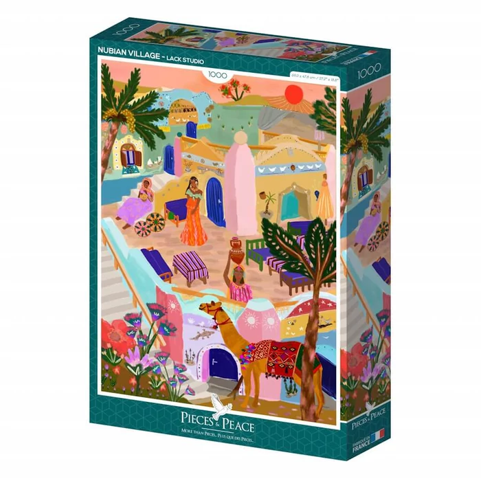 Pieces & Peace 0135 - Nubian Village- 1000 db-os puzzle