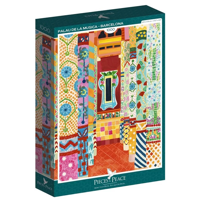 Pieces & Peace 1000 db-os puzzle - Palau de la Musica - Barcelona (0037)