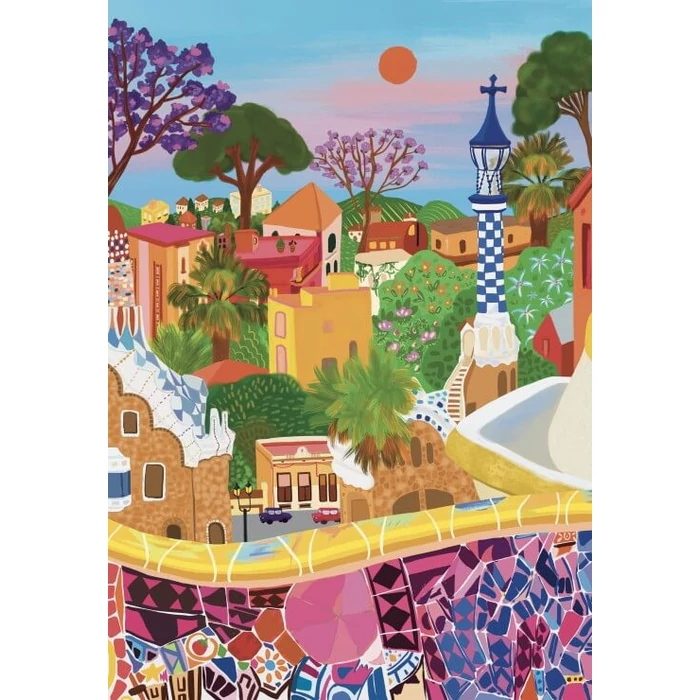 Pieces & Peace 0137 - Park Güell- 1000 db-os puzzle