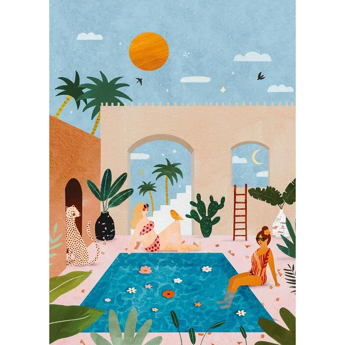 Pieces & Peace 1000 db-os puzzle - Swimming Pool (0001)