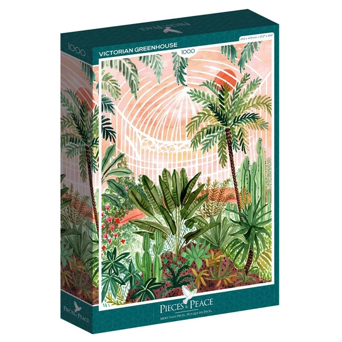 Pieces & Peace 1000 db-os puzzle - Victorian Greenhouse (0035)