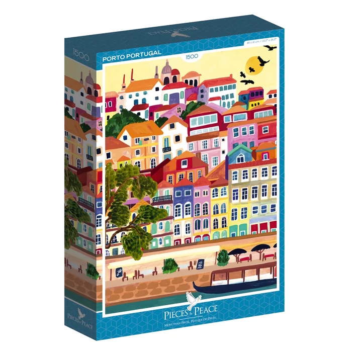 Pieces & Peace 0042 - Porto - Portugal - 1500 db-os puzzle