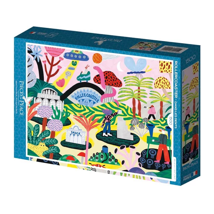 Pieces & Peace 0099 - Rollercoaster - 1500 db-os puzzle