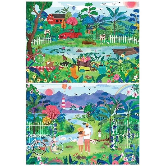 Pieces & Peace 0203 - Ode au Printemps - 2 x 500 db-os puzzle