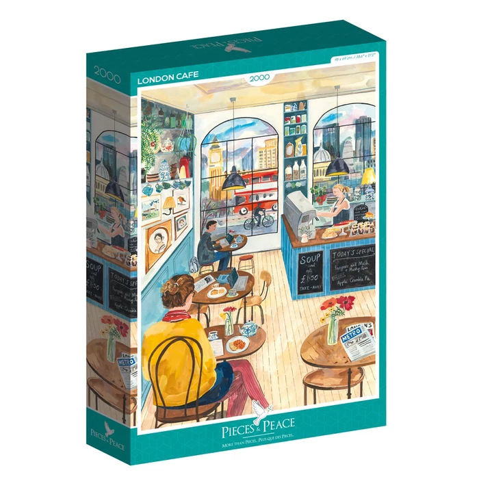Pieces & Peace 0022 - London Cafe - 2000 db-os puzzle