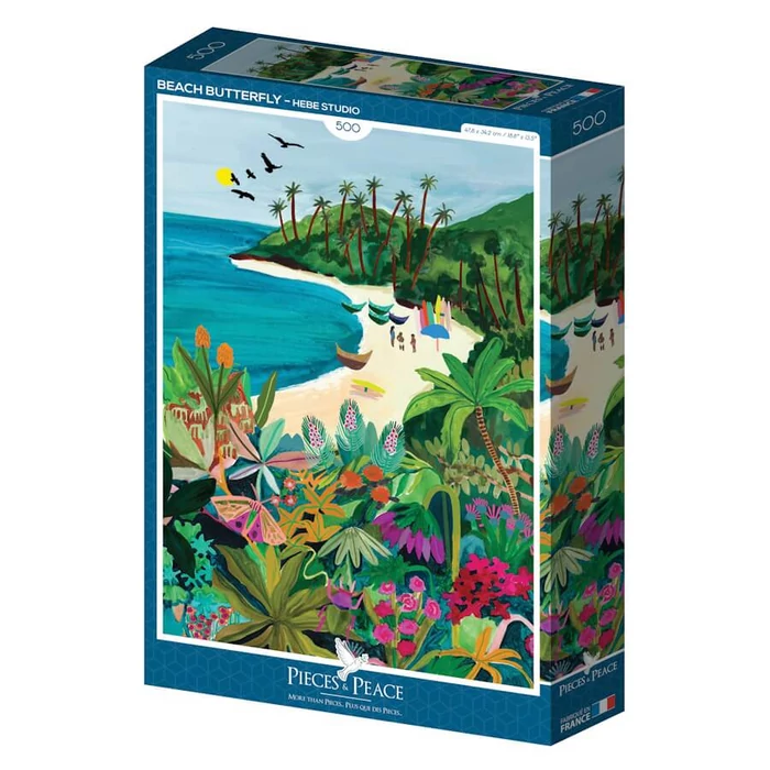 Pieces and Peace 500 db-os puzzle - Beach Butterfly (0113)