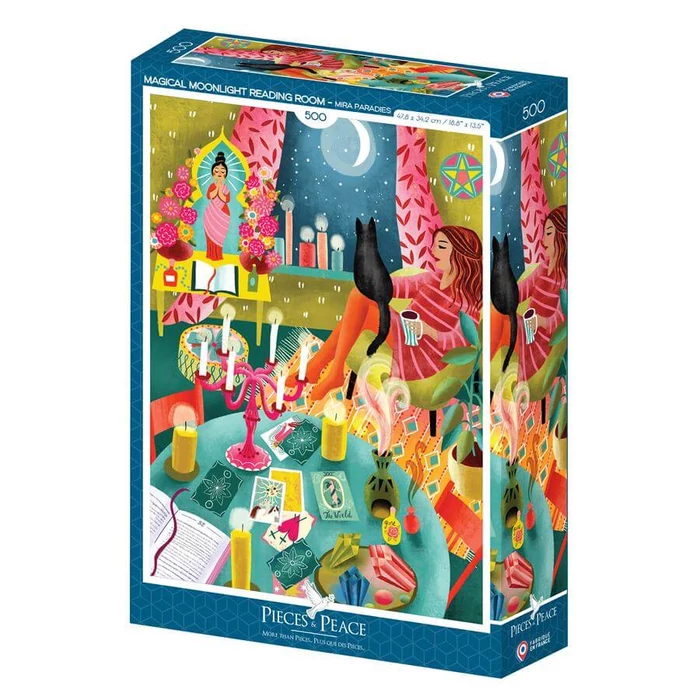 Pieces & Peace 0194 - Magical Moonlight Reading Room - 500 db-os puzzle