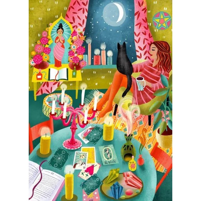 Pieces & Peace 0194 - Magical Moonlight Reading Room - 500 db-os puzzle