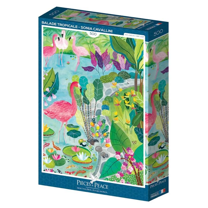 Pieces & Peace 0107 - Balade tropicale - 500 db-os puzzle