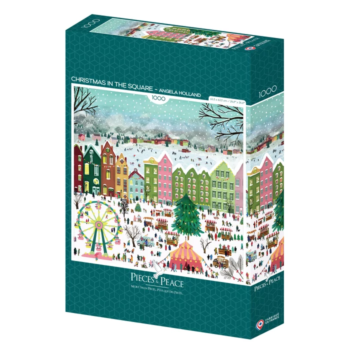 Pieces & Peace 0174 - Christmas in the Square - 1000 db-os puzzle