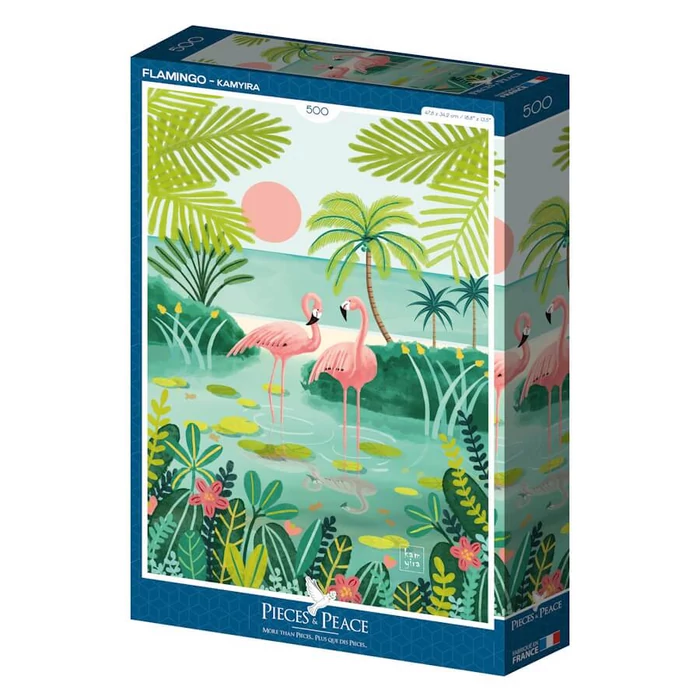 Pieces & Peace 0076 - Flamingo - 500 db-os puzzle