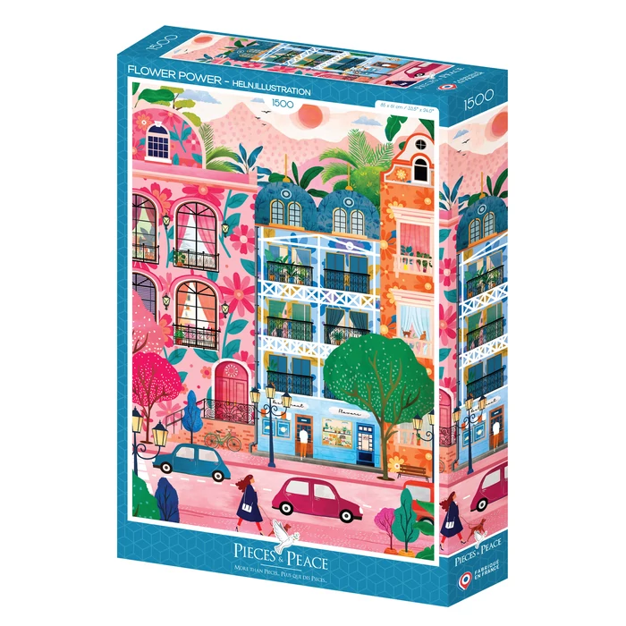 Pieces & Peace 0156 - Flower Power - 1500 db-os puzzle