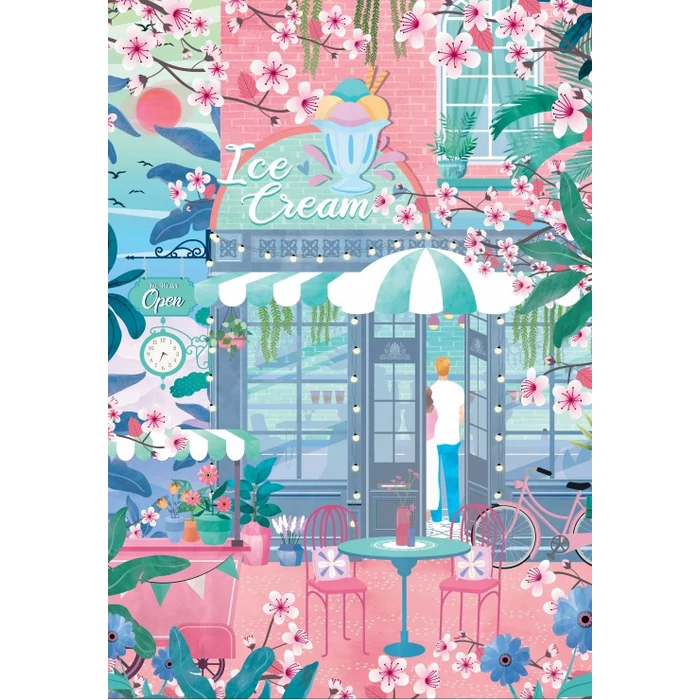 Pieces & Peace 0158 - Ice Cream Shop - 1000 db-os puzzle