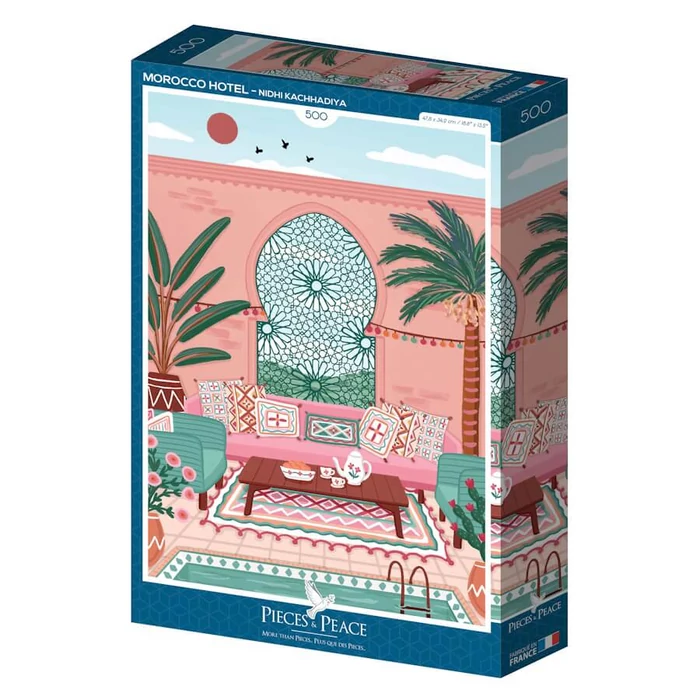 Pieces & Peace 0109 - Morocco hotel - 500 db-os puzzle