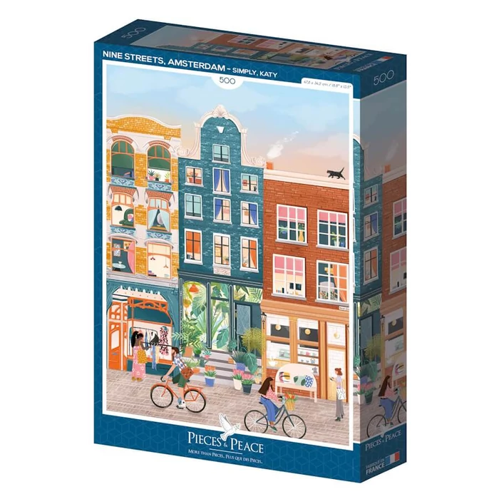 Pieces & Peace 0082 - Nine Streets, Amsterdam - 500 db-os puzzle