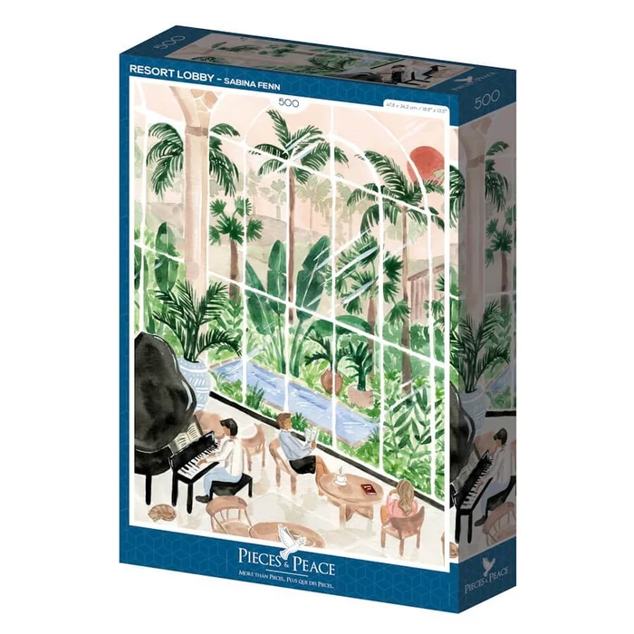 Pieces & Peace 500 db-os puzzle - Resort Lobby (0071)