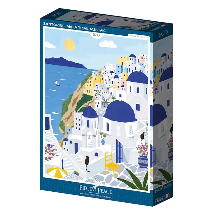 Pieces & Peace 0094 - Santorini - 500 db-os puzzle