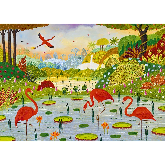 Pieces & Peace 0073 - Flamants des Caraibes - 1000 db-os puzzle