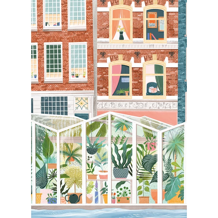 Pieces & Peace 0081 - Amsterdam Flower Market - 1000 db-os puzzle