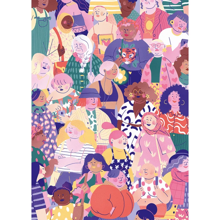 Pieces & Peace 0087 - Foule - 1000 db-os puzzle