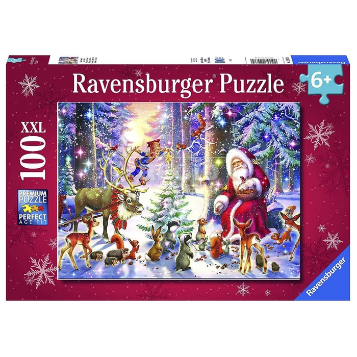 Ravensburger 12937 - Erdei karácsony - 100 db-os XXL puzzle
