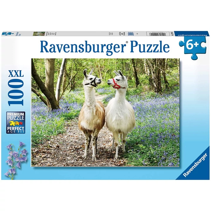 Ravensburger 12941 - Láma barátok - 100 db-os XXL puzzle