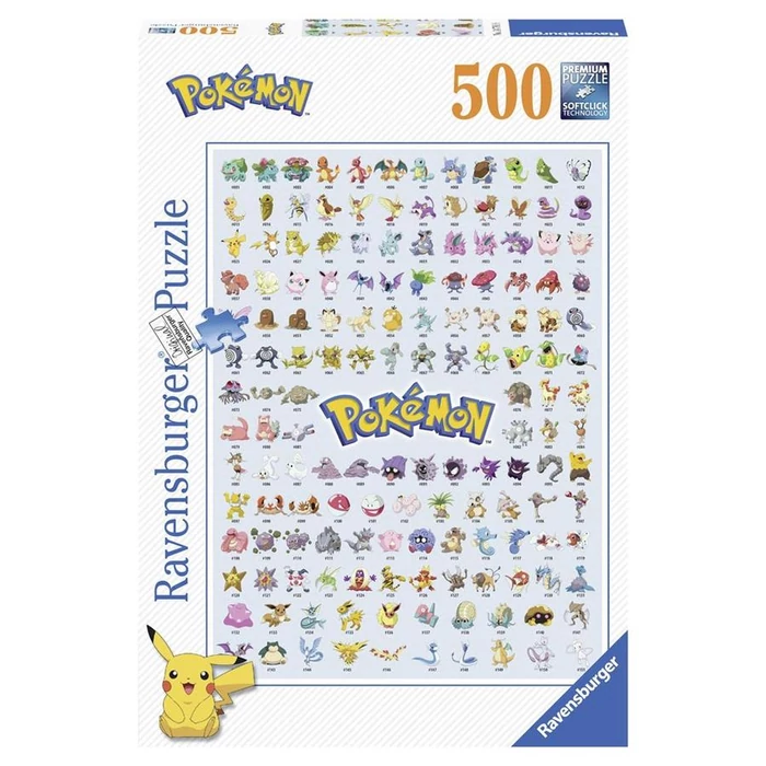 Ravensburger 500 db-os puzzle - Pokémonok (14781)