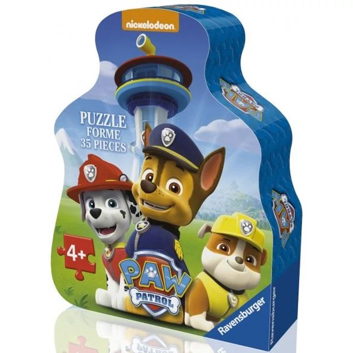 Ravensburger 05476 - Sziluett puzzle - Mancs őrjárat - Mancsok bevetésen - 35 db-os puzzle