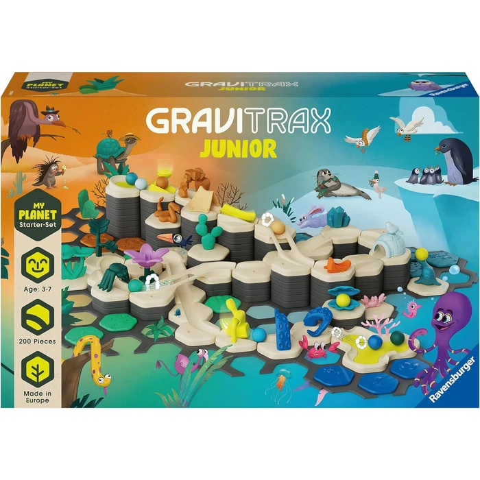 Ravensburger - GraviTrax JUNIOR, Az én bolygóm kezdőkészlet XXL (27059)