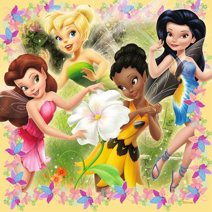 Ravensburger 07193 - Disney Tündérek - 3 az 1-ben (25,36,49 db-os) puzzle