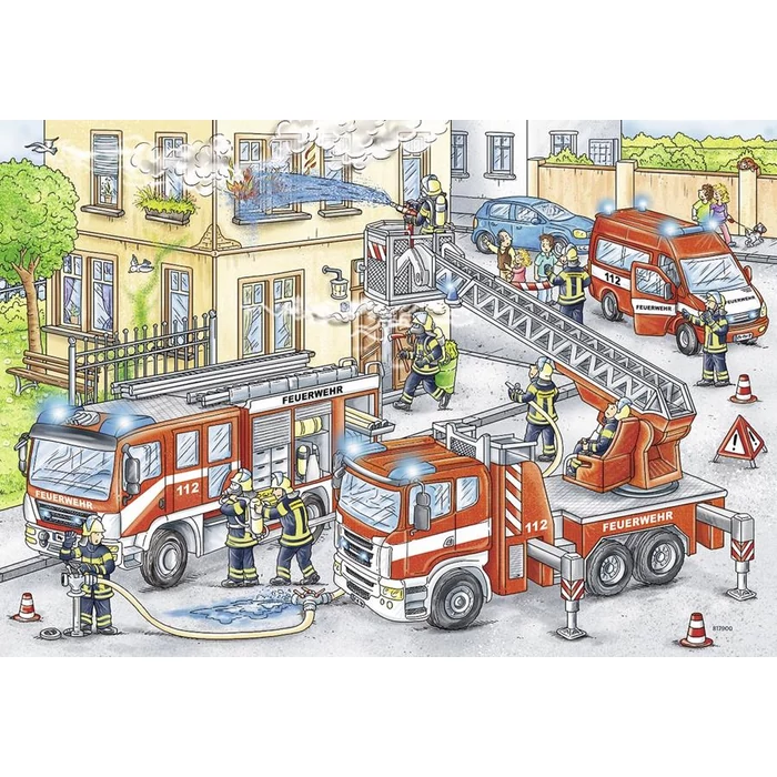 Ravensburger 07814 - A város hősei - 2 x 24 db-os puzzle