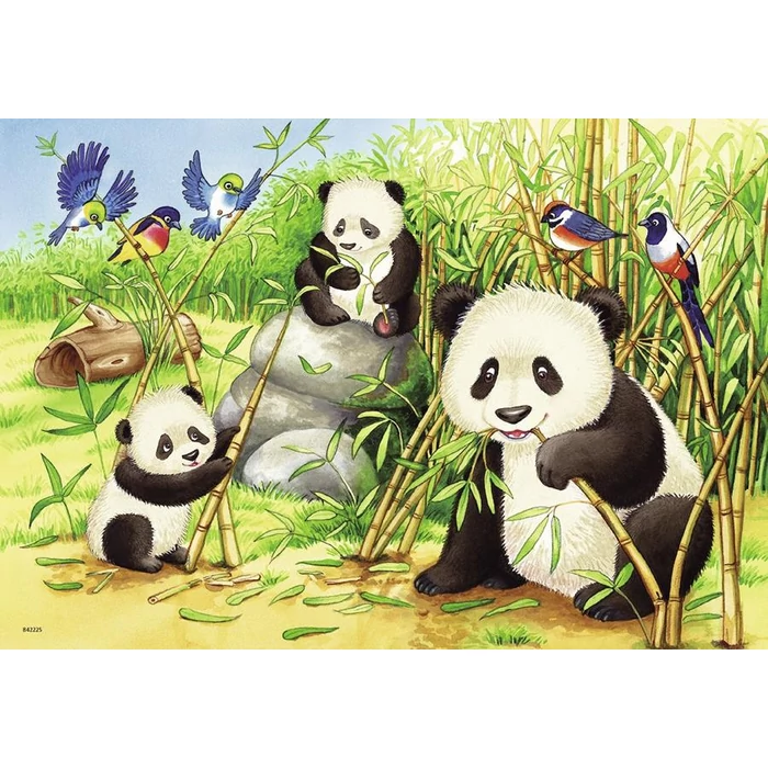 Ravensburger 07820 - Koalák és pandák - 2 x 24 db-os puzzle