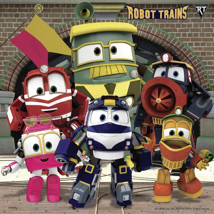 Ravensburger 08047 - RoboVonatok - 3 x 49 db-os puzzle