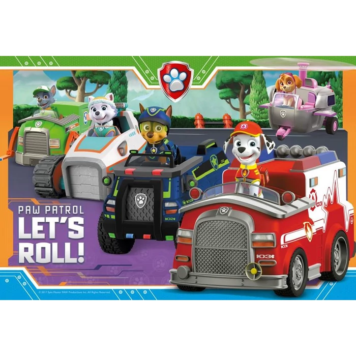 Ravensburger 35 db-os puzzle - Mancs őrjárat - Let's Roll! (08617)