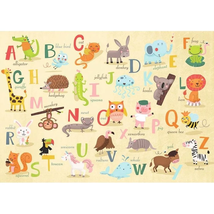 Ravensburger 08761 - Állatok A-tól Z-ig - 35 db-os puzzle