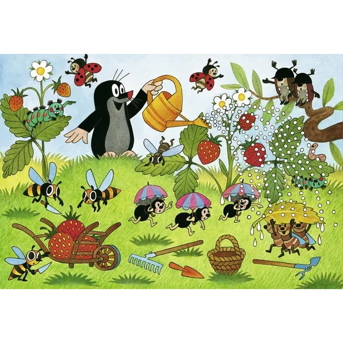 Ravensburger 08861 - Kisvakond - A kertben - 2 x 24 db-os puzzle
