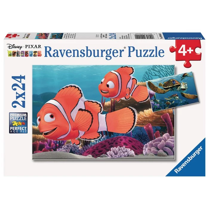Ravensburger 09044 - Némó nyomában - 2 x 24 db-os puzzle