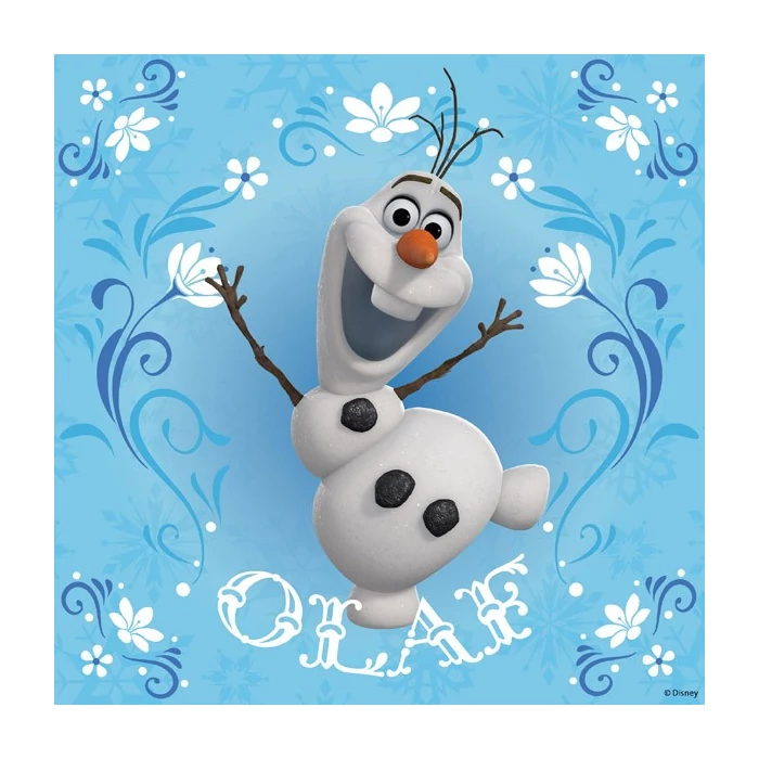 Ravensburger 09269 - Jégvarázs - Elsa, Anna és Olaf - 3 x 49 db-os puzzle