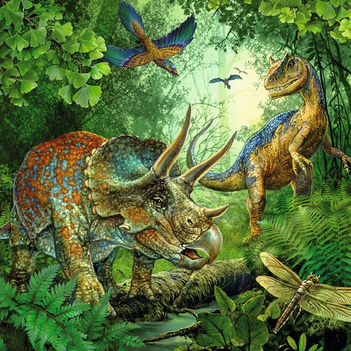 Ravensburger 09317 - Dinoszauruszok - 3 x 49 db-os puzzle