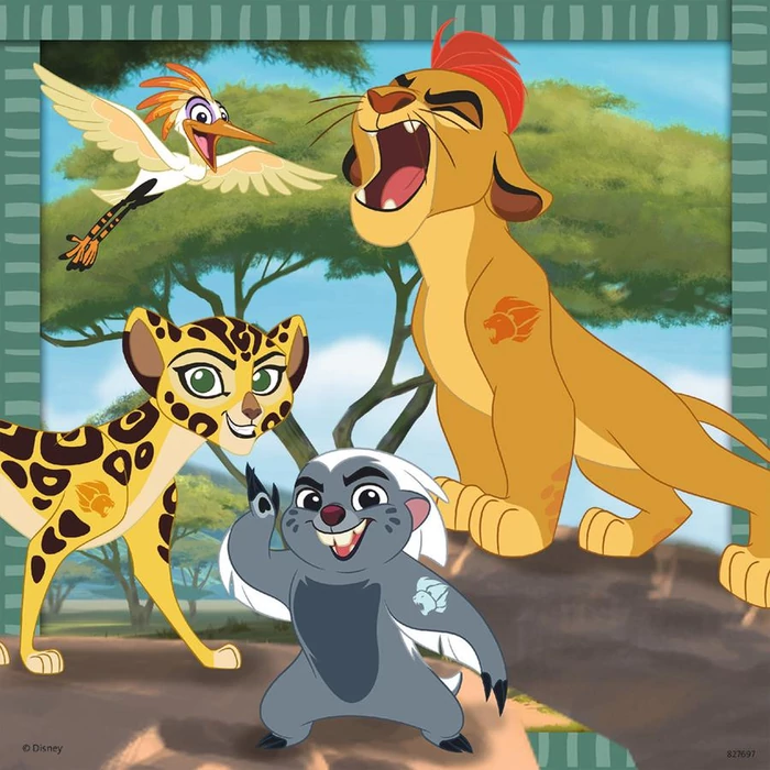 Ravensburger 09348 - Az Oroszlán őrség - 3 x 49 db-os puzzle