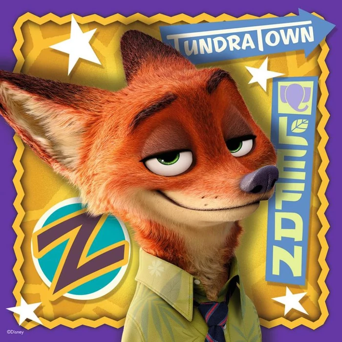 Ravensburger 09404 - Zootropolis - Állati nagy balhé - 3 x 49 db-os puzzle