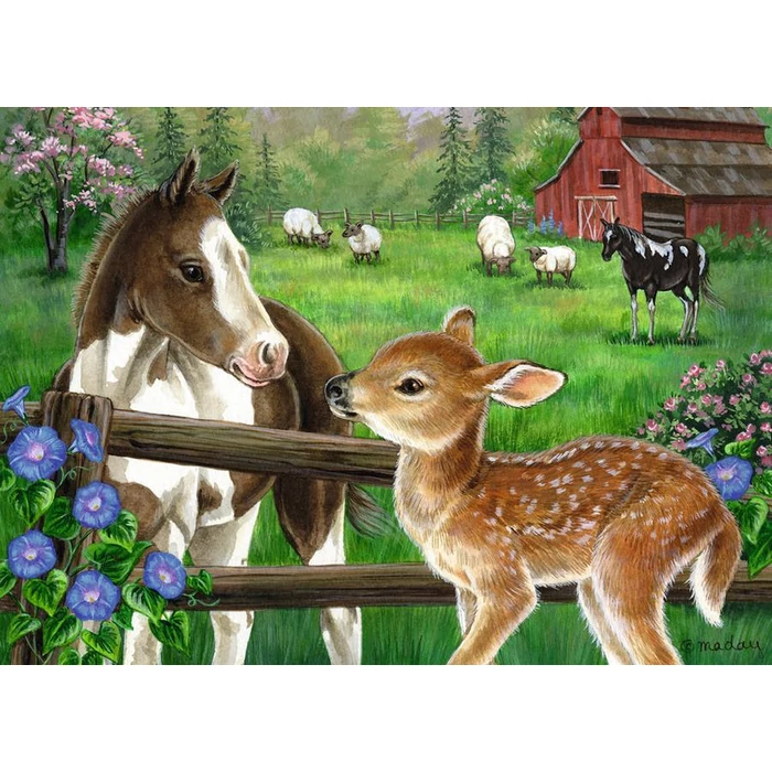 Ravensburger 09625 - Új szomszédok - 60 db-os puzzle