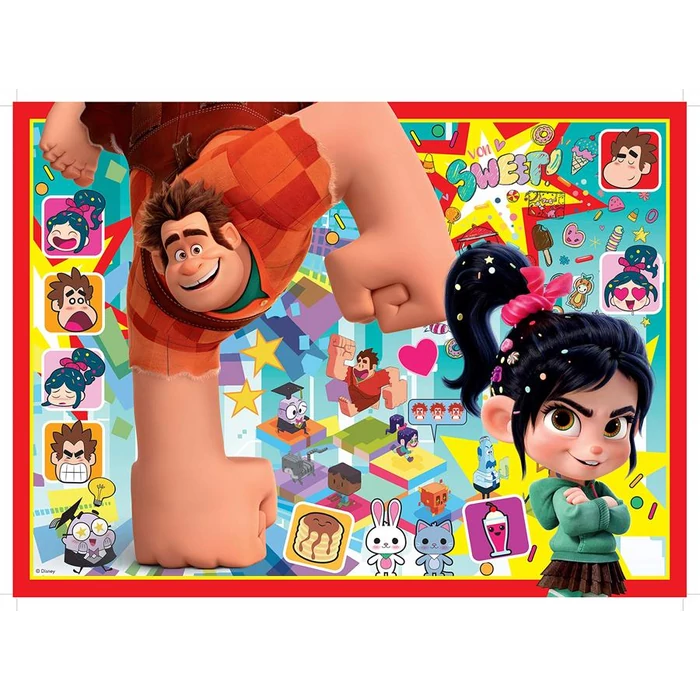 	 Ravensburger 10056 - Rontó Ralph - Ralph lezúzza a netet - 150 db-os XXL puzzle
