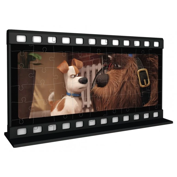 Ravensburger 11213 - A kis kedvencek titkos élete - Max és Duke filmszalag- 108 db-os 3D puzzle