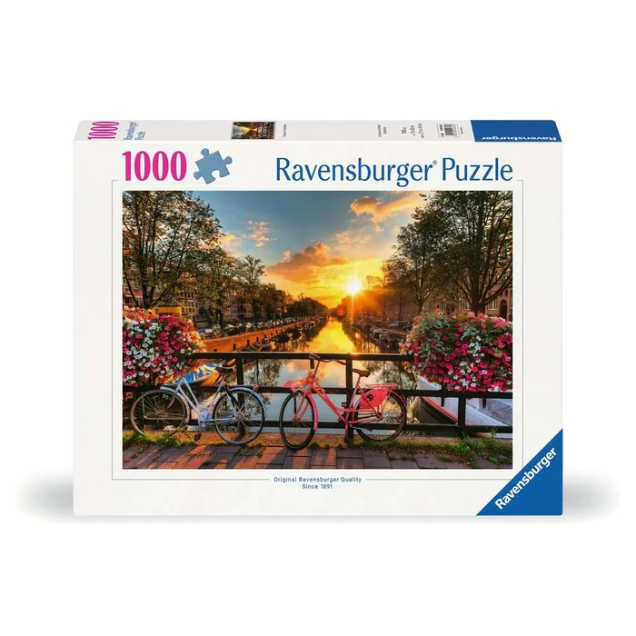 Ravensburger 12000662 - Kerékpárok Amszterdamban - 1000 db-os puzzle