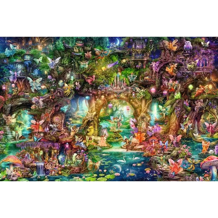 Ravensburger 12000810 - Hidden World of Fairies - 4000 db-os puzzle